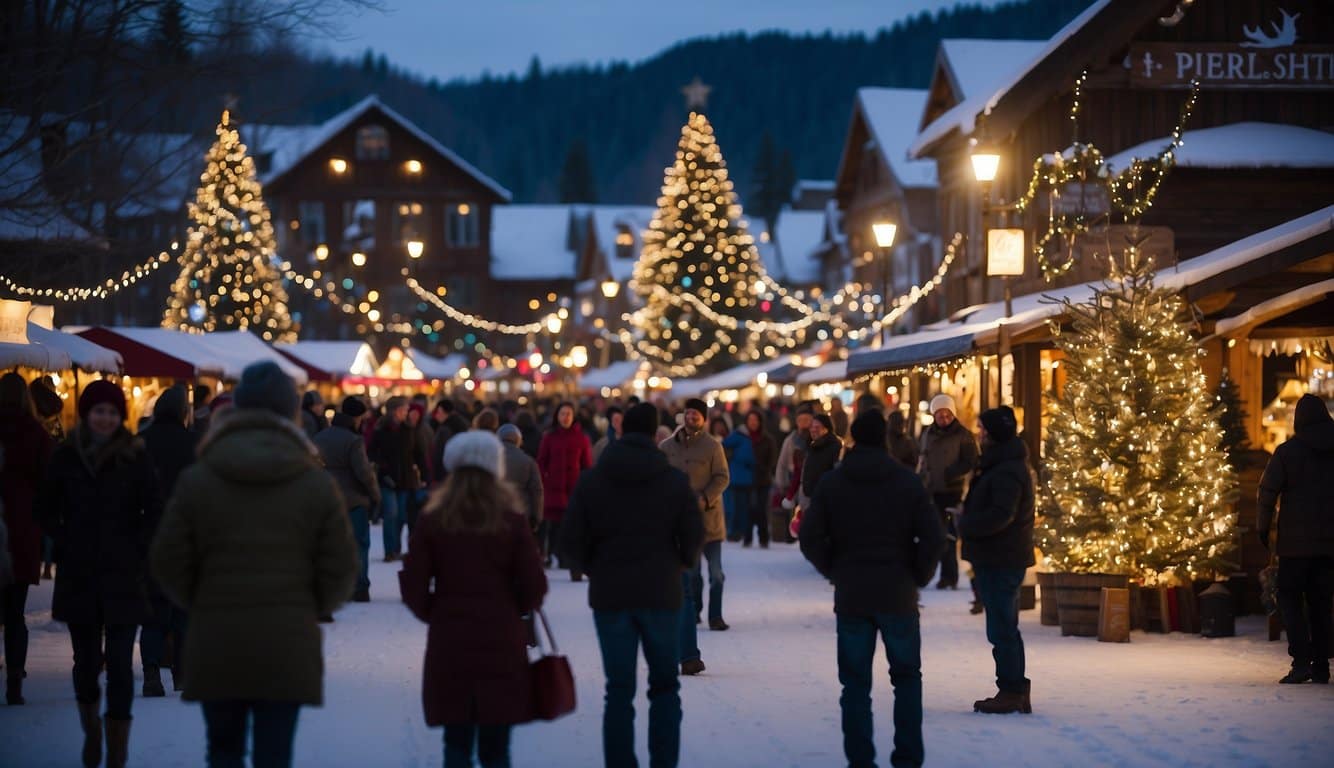 The Red Lodge Christmas Stroll in Montana features festive Christmas markets in 2024