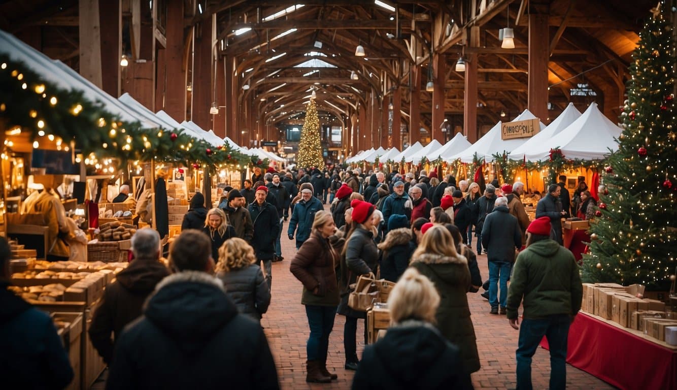 The Hickory Christmas Expo bustles with festive energy, as vendors display their wares at the Christmas Markets in North Carolina 2024