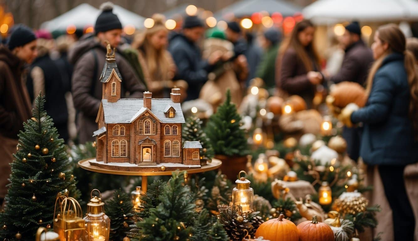 The Hagley Museum & Library Christmas Market is bustling with festive activity as vendors display their wares in charming Delaware 2024