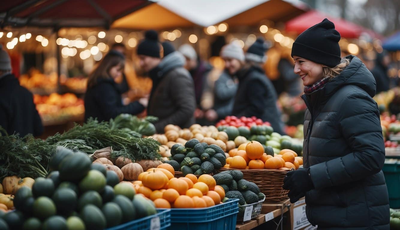 The bustling Portland Farmers' Market Winter Bazaar is filled with festive Christmas markets, offering a variety of Maine goods in 2024