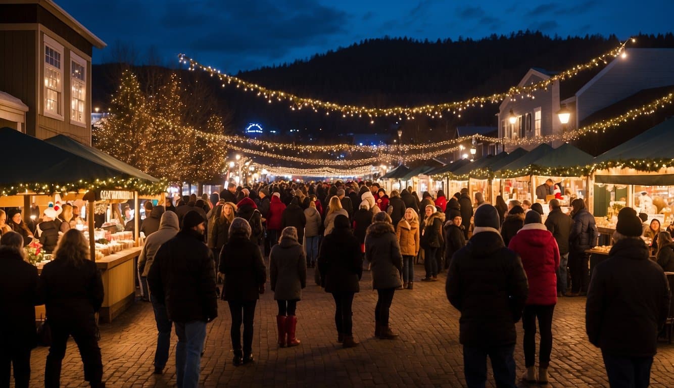 Christmas Markets Washington State 2024: A Guide to Festive Shopping and Events 1 The Anacortes Holiday Market bustles with festive activity, as vendors display their wares under twinkling lights. The aroma of hot cocoa and cinnamon fills the air, while carolers serenade shoppers