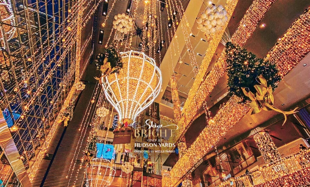 Christmas Markets New York State 2025: Top Holiday Fairs and Festive Events 2 hudsonyardsshinebright
