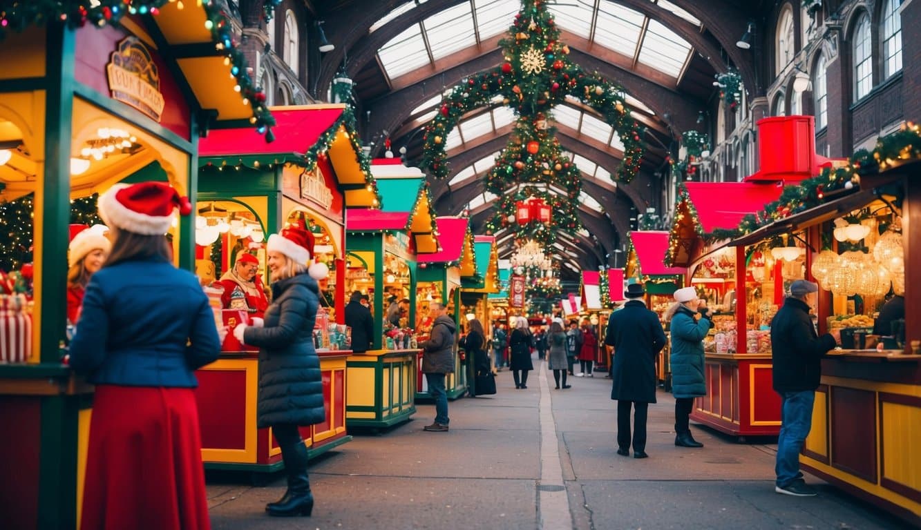 Christmas Markets in the US 2025: Best Festive Destinations and Dates 7 Victorian-themed Christmas market with colorful stalls, festive decorations, and lively entertainment in San Francisco