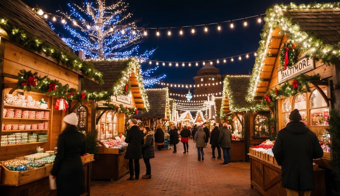 Christmas Markets in the US 2025: Best Festive Destinations and Dates 14 The Baltimore Christmas Village bustles with festive stalls and twinkling lights, showcasing traditional crafts and holiday treats