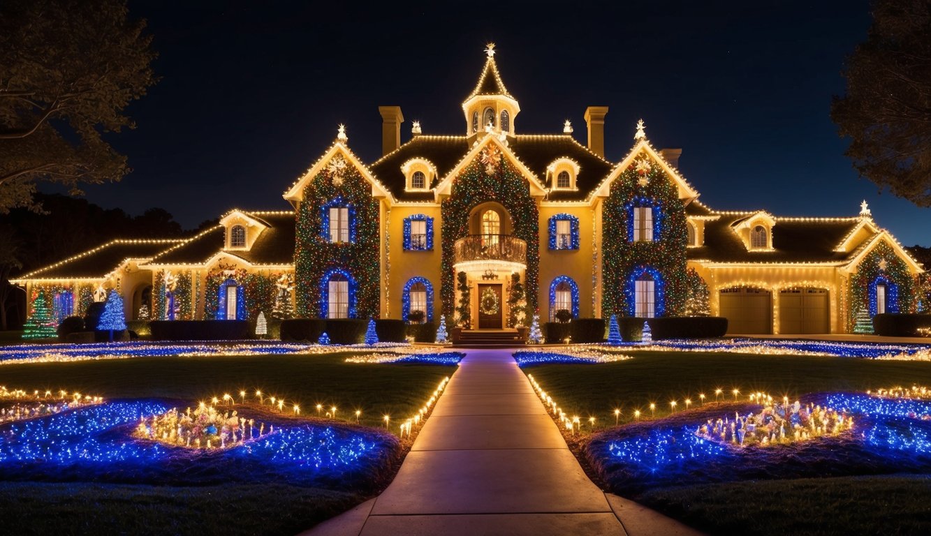 Best Christmas Light Displays Illinois 2025: Top 20 Festive Spots to Visit 6 The grand Skellington Manor glows with a dazzling array of colorful lights, illuminating the entire Sterling Oaks neighborhood in a mesmerizing Christmas display