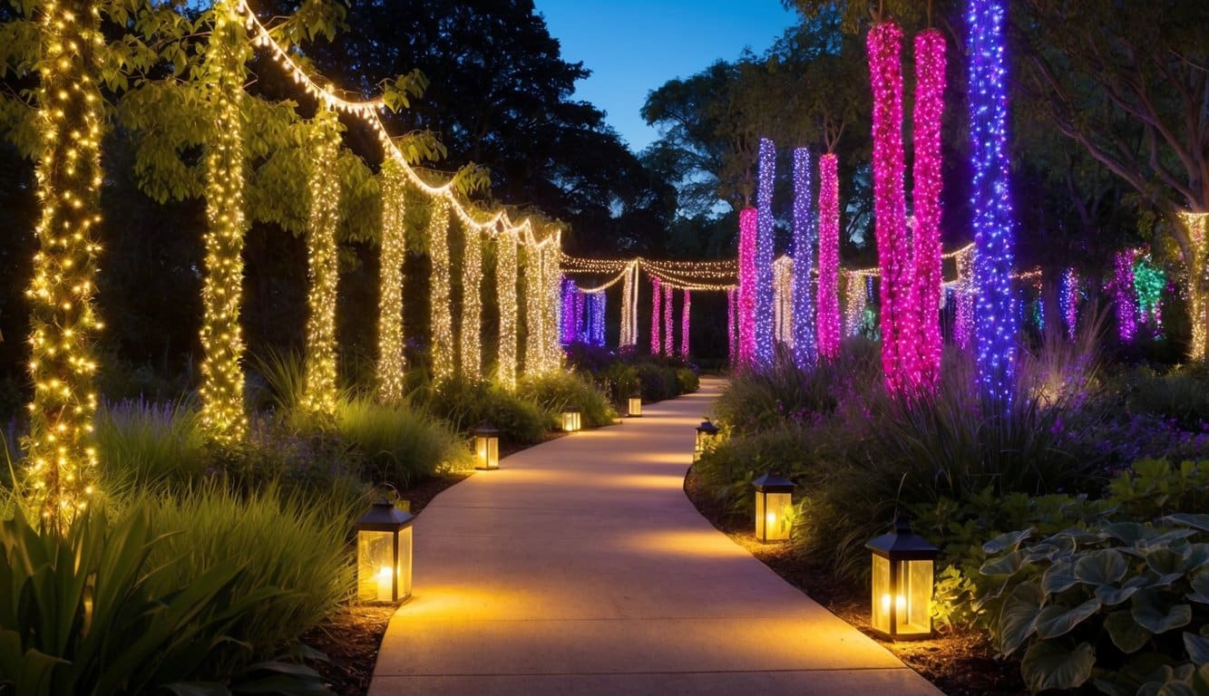 Best Christmas Light Displays Iowa 2025: Top Must-See Holiday Shows 17 Luminous pathways wind through vibrant displays of twinkling lights, illuminating the lush botanical surroundings of Reiman Gardens in Iowa
