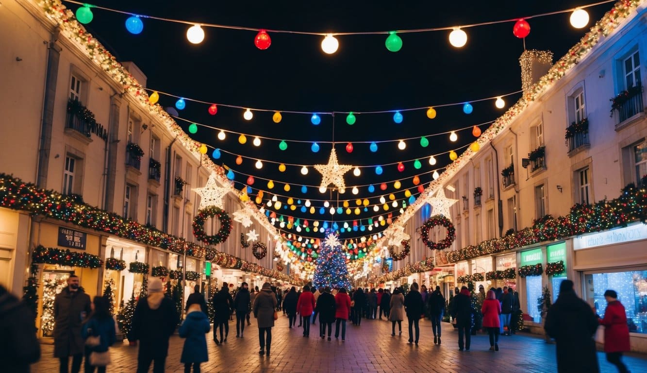 Best Christmas Light Displays Mississippi 2025: Must-See Locations 10 A festive scene of The MAX adorned with colorful Christmas lights and decorations, creating a cheerful and inviting atmosphere for visitors