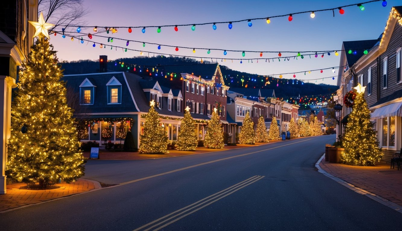 Best Christmas Light Shows New Hampshire 2025: Dazzling Displays for the Holiday Season 5 A cozy New Hampshire town glows with colorful Christmas lights, adorned with festive decorations and twinkling with holiday cheer