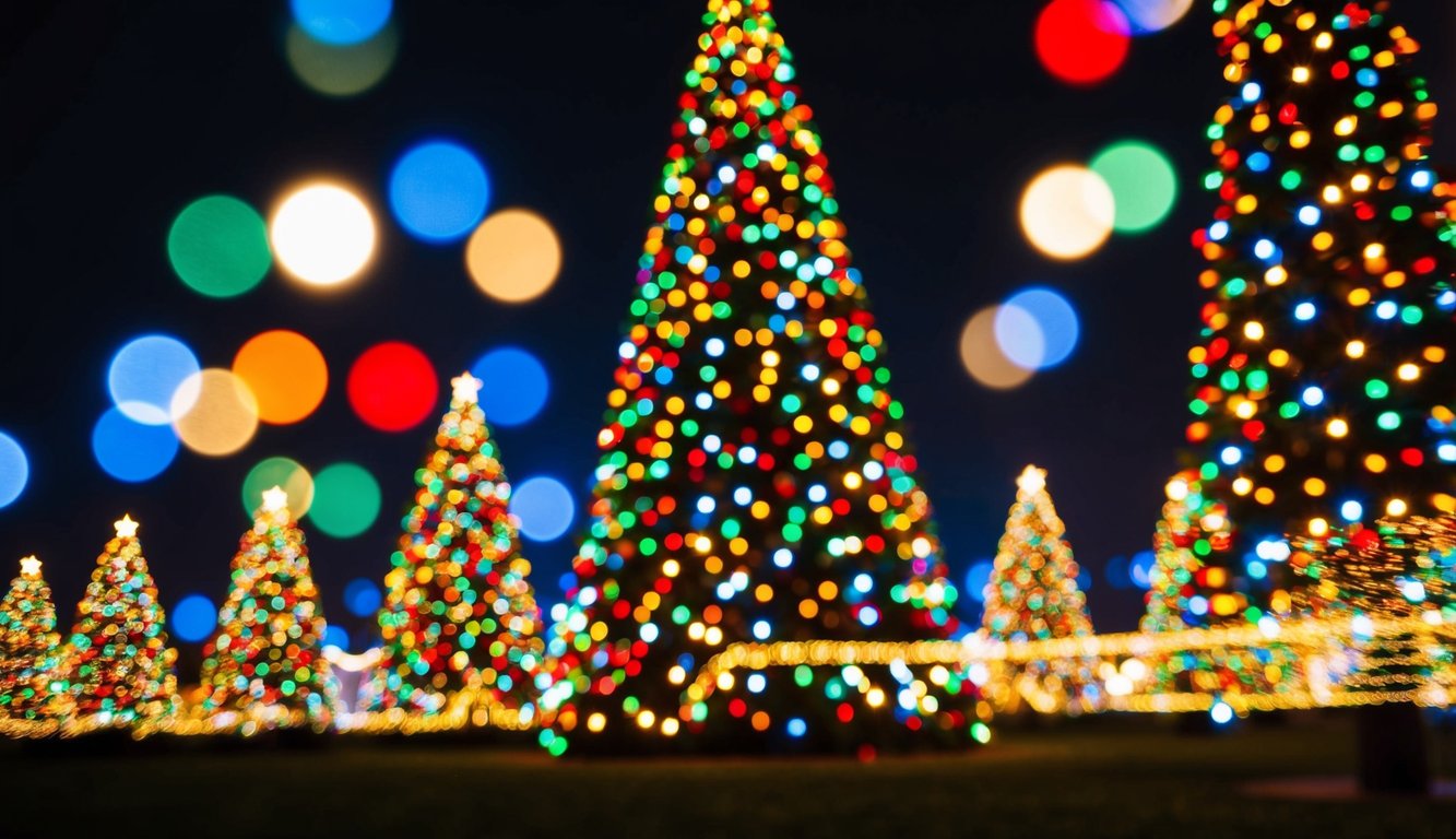 Best Christmas Light Shows Nebraska 2025: Dazzling Displays to See 3 A festive display of colorful Christmas lights illuminating the night, twinkling and dancing in sync to cheerful holiday music
