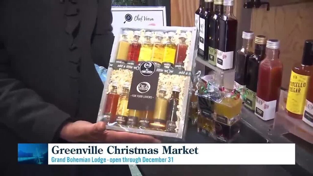 specialty goods at the greenville christmas market